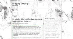 Desktop Screenshot of gregorycounty.org